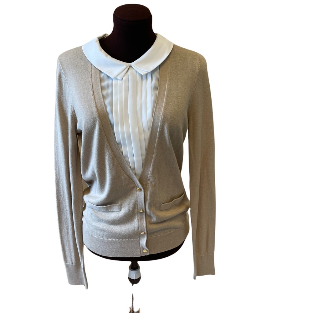 Two piece in one shirt and sweater top